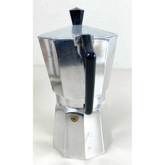 Vintage Pezzetti Italexpress 6 Cup Stovetop Espresso Coffee Maker Italy New! - Picture 6 of 12
